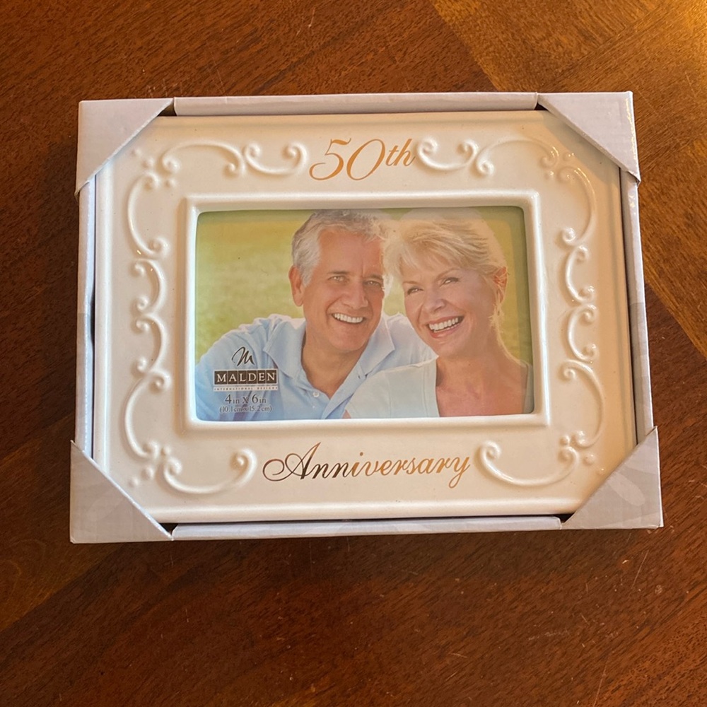 MALDEN 50th Anniversary 4x6 Picture Frame photo
